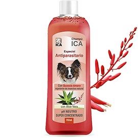 ICA chpm20 Antiparásitos with Aloe Vera Shampoo for Dogs
