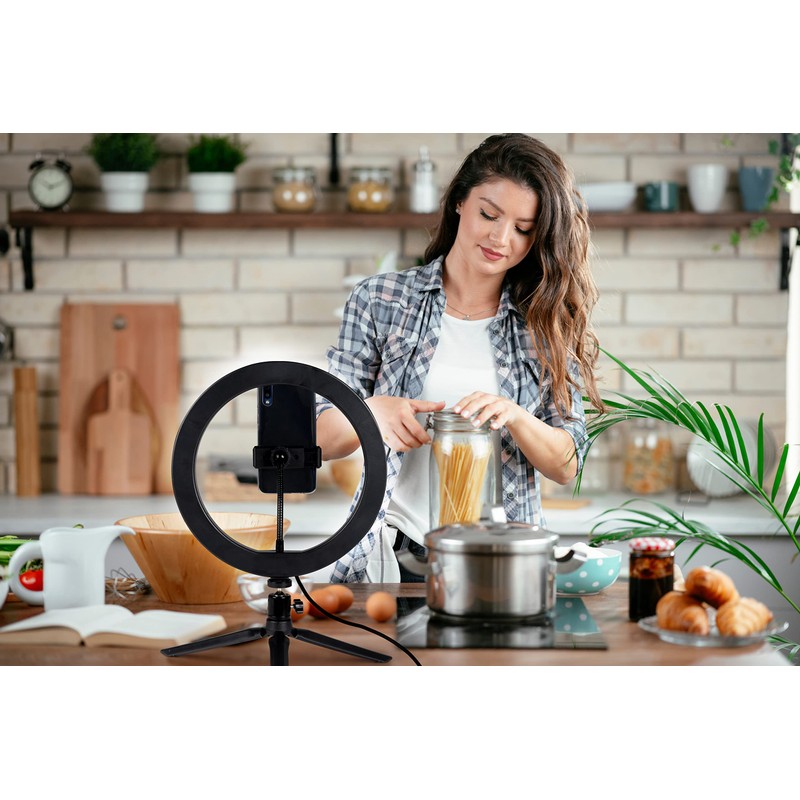Grundig Selfie Ring Light on Tripod - Ring Light -