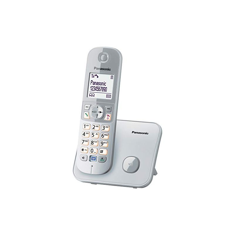Panasonic KX-TG6811GS DECT Telephone 120 Input Caller ID Silver