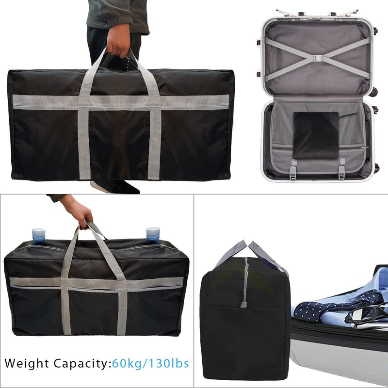 Foldable Travel Bag, 96L Extra Large Holdall Bag, Packable Duffle