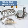 Set of 2 Ierenschell, Stainless Steel, Metal Tray, Kidney Bowl,