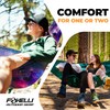 Foxelli Camping Hammock - Lightweight Portable Hammock, Easy Setup with