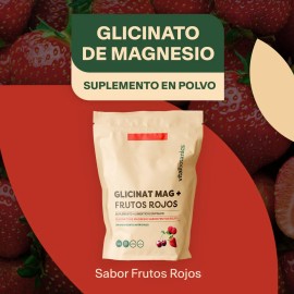Glicinato De Magnesio Polvo con Colgeno Hidrolizado Puro 600g 60 Porciones Sabor Frutos rojos Suplemento Alimenticio 100 Orgnico Keto Friendly y...   