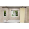 1 Piece Stainless Steel Curtain Rod Without Drilling, Adjustable Telescopic