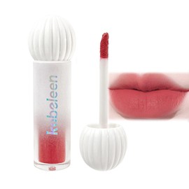 Matte Lipgloss Waterproof Lipstick,High Pigmented Long-lasting Non-Stick Lip Glosses,Nude Peach Soft Lightweight Smooth,Velvet Lip Stains Makeup Cosmetics Gift for Women Girls