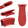 8 Pieces Silicone Hot Tool Holder Heat Resistant Potholder Cookware