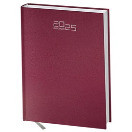 Weekly Planner 2024 Weekly Planner Organiser 17 x 24 cm for Office, Home and Professional Work - Hard Cover (Bordeaux 17 x 24 Weekly)