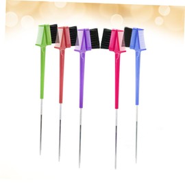 Healeved 5pcs Brow Combs Hair Dye Brushes Steel Pin Eyebrow Makeup Tools for Salon Home Use Random for Precise Brow Shaping and Styling