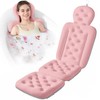 Luxury Bath Cushion, Full Body Bathtub Pillow with 160 Suction