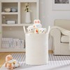 VIPOSCO Tall Laundry Basket, Large Dirty Clothes Hamper with Leather
