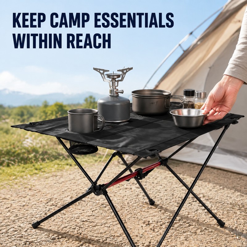 WIDESEA Ultralight Folding Camping Chair & Table Options with Aluminum