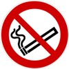 Smoking Prohibited Stickers, Diameter 7 cm, No Smoking Stickers, Pack