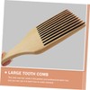 TEHAUX 5pcs Hair Styling Tool Wooden Barber Comb Hairdressing Comb