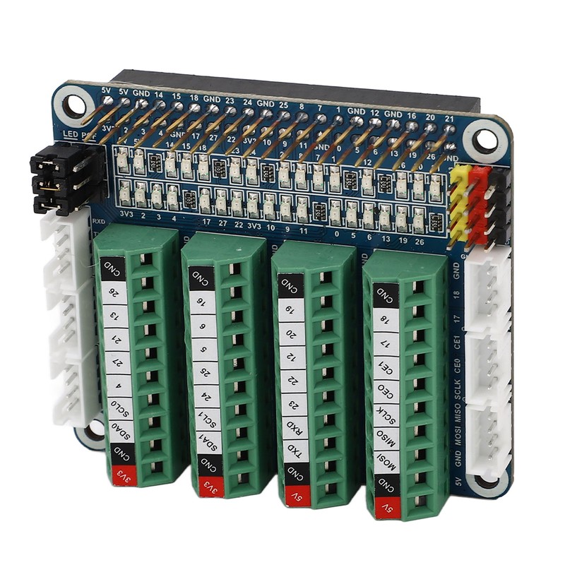 Sensor Expansion Board for 4B 3B CM4 PCF8591 LED GPIO