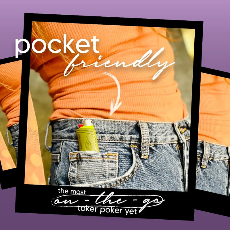 Toker Poker - Mini Bic, Keychain, Lighter Case, Multi Tool