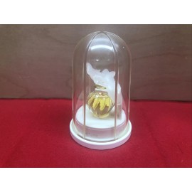 Nina Ricci L'AIR DU TEMPS by NINA RICCI 1/9 oz Duel Doves Mini PARFUM Bottle 3ml Perfume