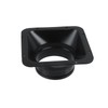 Geesatis 4 inch Duct Connector Flange,Metal Straight Pipe Flange Square