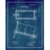 Treadmill Patent Print Midnight Blue with Border (24" x 30")