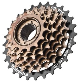 BOROCO Cassette 7 Speed Mountain Bike, Bicycle Freewheel Cassette Sprocket 7 Speed Mountain Bike Replacement Accessories