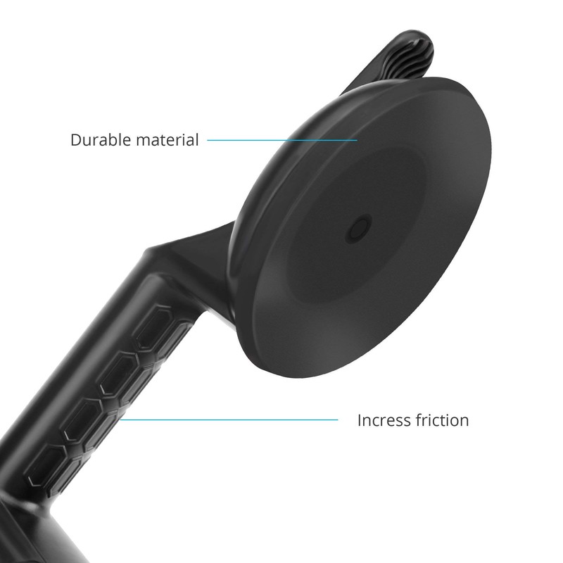 FCHO Glass Suction Cups Heavy Duty Aluminum Handle Glass Holder