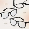 CCVOO Reading Glasses for Women/Men, Eyeglasses, Blue Light Readers for