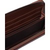Gotcha 251G8200 Logo Embroidered Long Wallet, dark brown