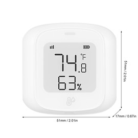 Smart Temperature and Humidity Sensor LCD Digital Display High Accuracy Indoor Thermometer Hygrometer