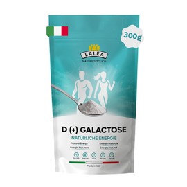 D(+) Galactose - Galactose Powder (300g) - Important Energy Source - Galactose of Sugar for the Brain - Simple Sugar for the Brain - No Unwanted Additives, Gluten-Free