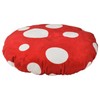 SKOGSDUVA 205.782.84 Scog Duva Stool Cover - Poison Mushroom Shape/Red