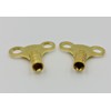 UKDD® 2 Brass Radiator Key 2 Gas Meter Box Key
