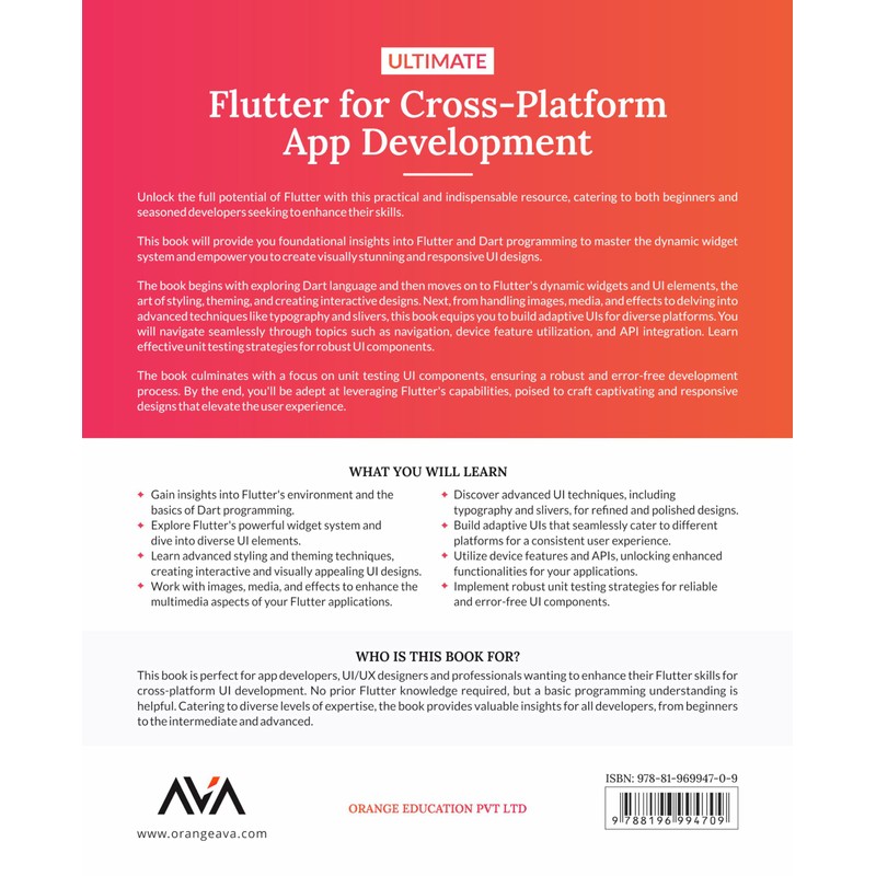 Ultimate Flutter for Cross-Platform App Development: Build Seamless Cross-Platform Flutter