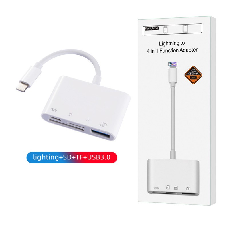 Memory Card Adapter with Charging Port Plug and Play 14