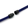 Navy Blue Nylon Cord Lanyard Soft Comfortable with Safety Breakaway,