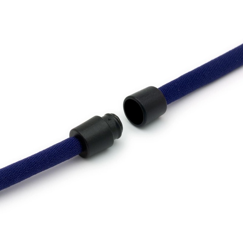Navy Blue Nylon Cord Lanyard Soft Comfortable with Safety Breakaway,