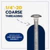 1/4" x 1-1/2" (100 Pack) Galvanized Carriage Bolt Kit Grade