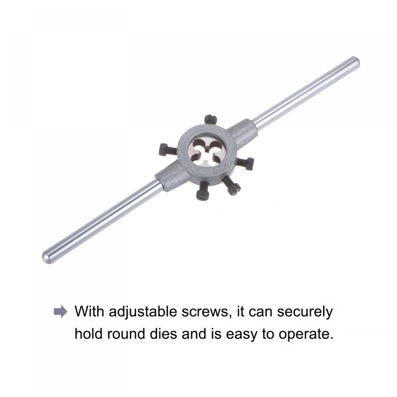 sourcing map Die Stock Handle Wrench Set, M8 x 1.25