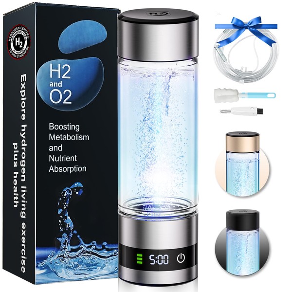 lozltx 2025 Upgrade Smart Hydrogen Water Bottle with Nasal Tube【NO.1