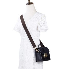 Allzedream Crossbody Bag Strap Soft Adjustable Replacement Purse Straps, Dark Brown, Medium, Stylish