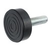 SPARES2GO Universal Fridge Freezer Adjustable Screw In Foot (10mm Thread)