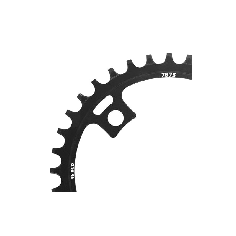 SUNRACE Disco para Multiplicacion Montaña 36D Narrow-Wide BCD96 Acero Negro