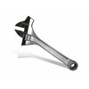 Proferred T10001 Mining Adjustable Wrench with Hammer, Chrome Finish, 12"