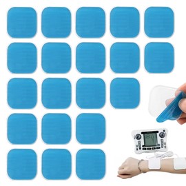 20 Stück Ersatzsets Gel Pads,40 X 40 Mm Bauchmuskeltrainer Gel Pads,Elektroden Pads Für Bauchtrainer,Gel-Pads Kompatibel Mit Beurer Em 59 Heat Geräten,Für Bauchtrainer Elektrische Muskelstimulation