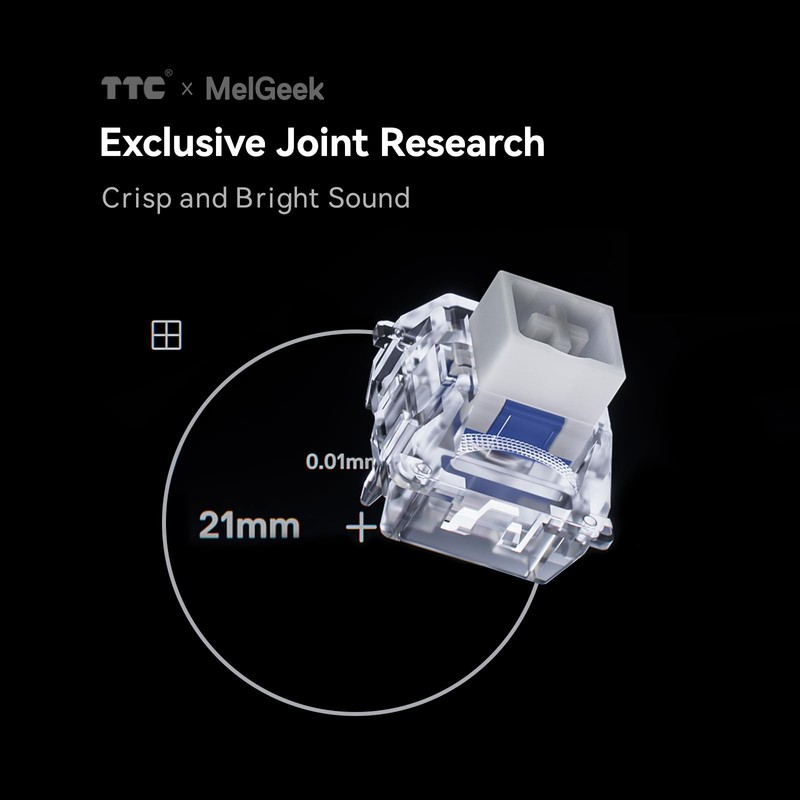 MelGeek REAL67 Wired Gaming Keyboard with RGB, Magnetic Keyboard with