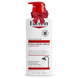 Eucerin Eczema Relief Cream Body Wash, Eczema Body Wash with Colloidal Oatmeal, Ceramide-3 and Licorice Root Extract, Holiday Gifts for Self Care, 13.5 Fl Oz Bottle