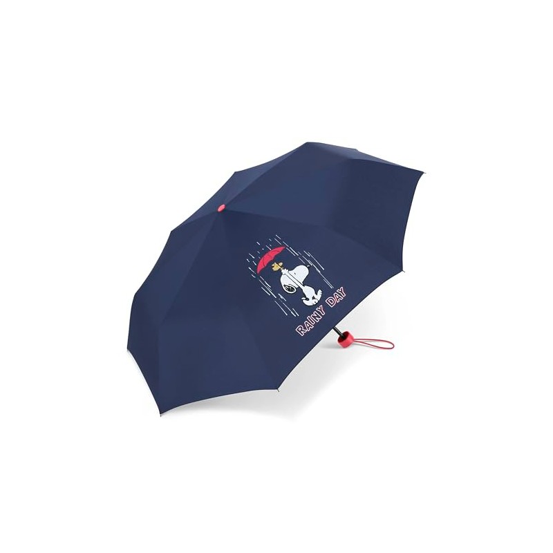 happy rain Kinder-Mini Taschenschirm PEANUTS - blue