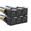 Weasch 6 Pack JD1914 Car Relay, 12V 40A, SPDT 5Pin,
