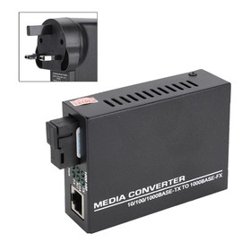 1000Mbps Ethernet Fiber Optic Media Transceiver Single Mode Converter