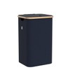 LONBET Laundry Basket with Lid, Made from Breathable Fabric |
