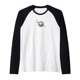 Screwball Screw 8 Ball Pool Screwed Tattoo Style Gutter Punk Raglan Baseball Tee