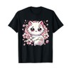 Cute Kawaii Cat Cherry Blossoms Kitten Lover Gift Women Girl